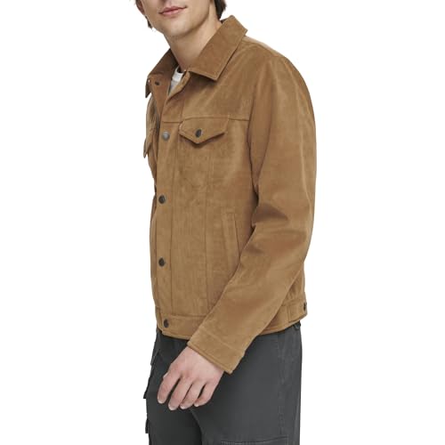 Image of Levi's Men's Faux Leather Classic Trucker Jacket