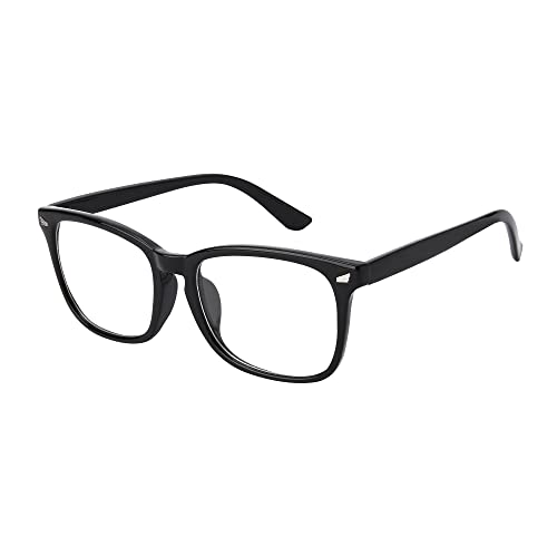Image of Onrtry Non Prescription Glasses for Men Women Square Clear Lens Eyeglasses