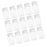 Milisten Botellas Transparentes de Plástico 80 Ml 22 Piezas Tapa para Líquidos, Cosméticos y Medicamentos, para Viajes y Almacenamiento