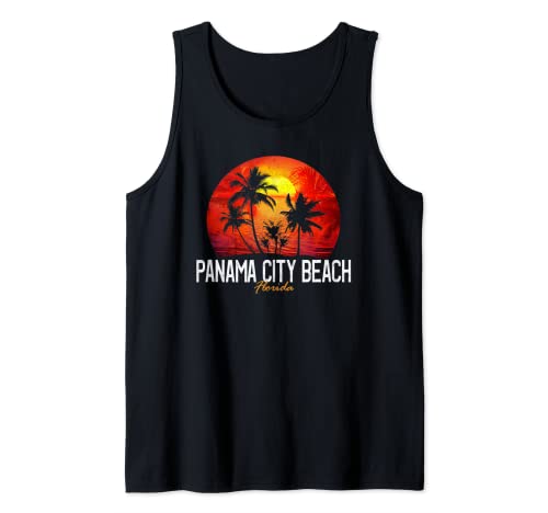 Panama City Beach Tree Swim Scuba FL Tank Top