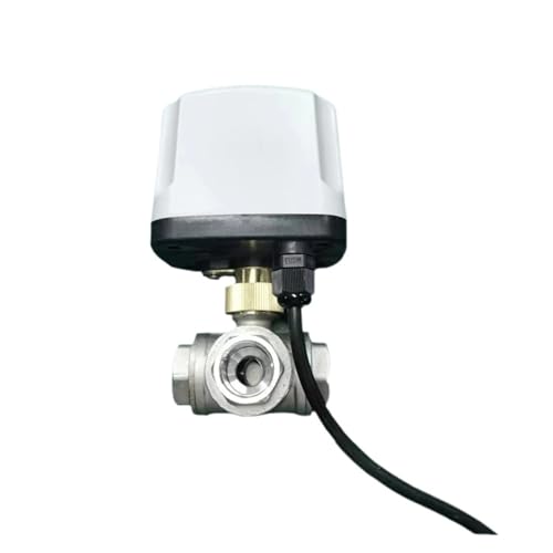 Vanne à bille 3 voies motorisée DN15 220V électrique T pour chauffage