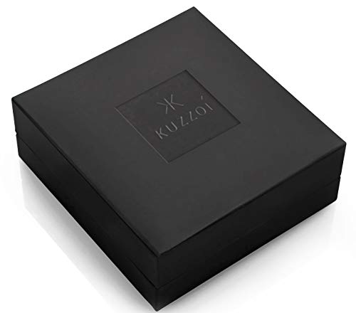 kuzzoi 925 Sterling Silver Round Byzantine Bracelet for Men, Length 7,48 inch - 9,05 inch, Width 0,55 inch, 3.17 oz - Image 5