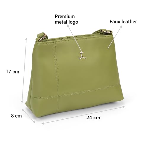 Image of Mochi Women Casual PU Soft Body Zipper closure Solid Sling Bag