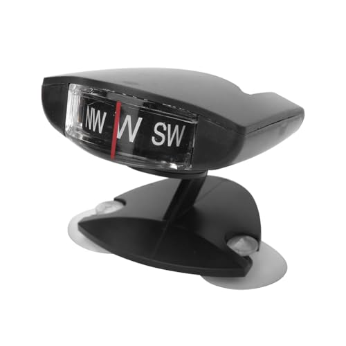 Boussole de voiture pliable avec ventouse pour le camping et les road-trips