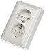 Produktbild Gira 078303 Doppel Schuko Standard 55, reinweiß