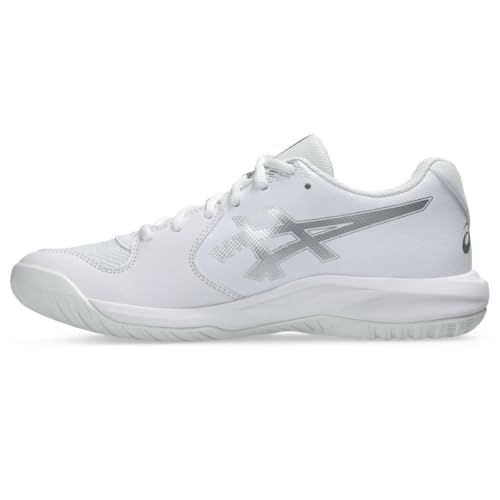 ASICS Women's Gel-Dedicate 9 Tennis Shoes, 7.5, White/Pure Silver - image 4