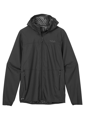 Rab Men's Windgather Hoody - Ultralight Windproof Shell Jacket for