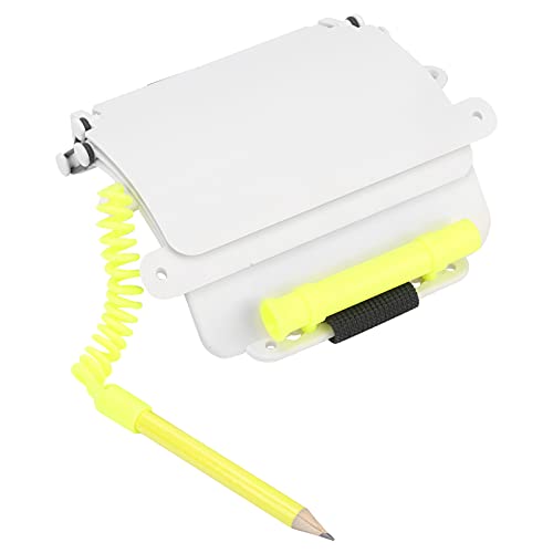 Diving Wrist Slate,Adjustable Multi Page Diving Writing Board Underwater Scubaing Notepad with Pencil for Underwater Notes