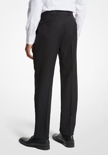 Men's Dress Pant Morden Fit Expandable Waist Flat-Front Slacks2