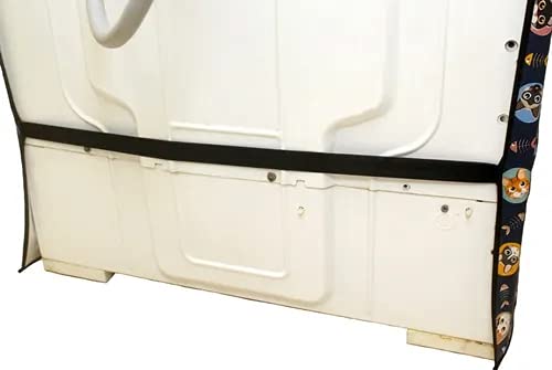 Capa para Máquina de Lavar Brastemp/Consul/Electrolux 12kg, 13kg, 14kg, 15kg, 16kg c/Zíper Estampada