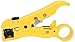 USG CCTV Cable Stripper Coaxial RG59, RG6, RG7, RG11 Network Cat5e, Cat6, UTP, STP Round & Flat Cable Comfortable Grip High Grade Steel + Plastic Construction Premium Pro Grade