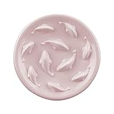 MSBC Pet Slow Feed Dish for Cats and Small Dogs - Fish Pool Design, Fun Interactive Bloat Stop...