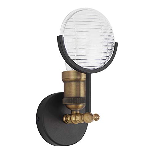 Image of Rustic Wall Sconce Wall Mounted Industrial Lamp Retro Vertical Lighting - PAR36 Wall Lights - Auto Engine Head Light - Steampunk Lantern Farmhouse Fixture - Aircraft Tractor Headlamp Wall Lamps