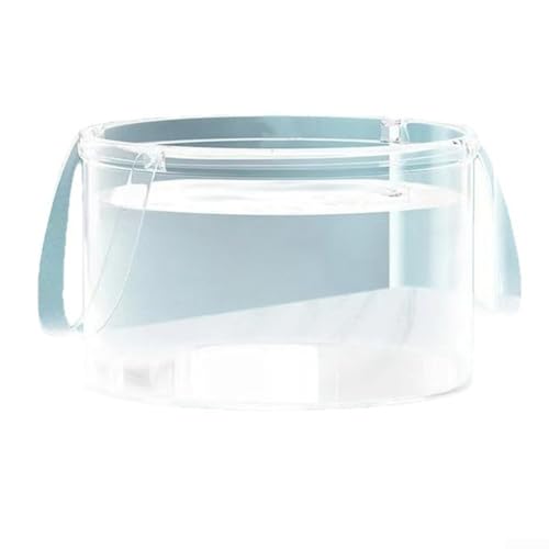 Cubo plegable portátil para aventuras al aire libre, camping y picnics, diseño transparente para comprobar fácilmente el contenido, gran capacidad para varios usos (S)