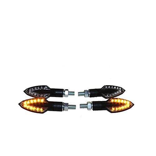 Citomerx 4x LED Mini Blinker VINCI mit E-Nummer für Motorrad, Quad, Roller