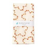 CRASEED 手ぬぐい ガーゼてぬぐい 日本製 ほつれ防止加工あり 花もよう イエロー 34cmx88cm 1枚 kotonone ことのね