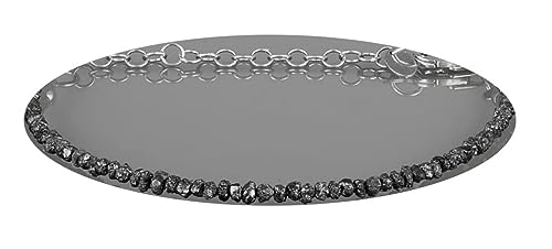 Bracelet diamant noir cumulable en argent, bijou minimaliste de tous les jours