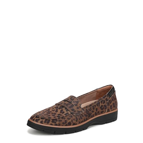 Dr. Scholl's Shoes Women's Nice Day Slip On Loafer Loafer Leopard Microfiber 8 M