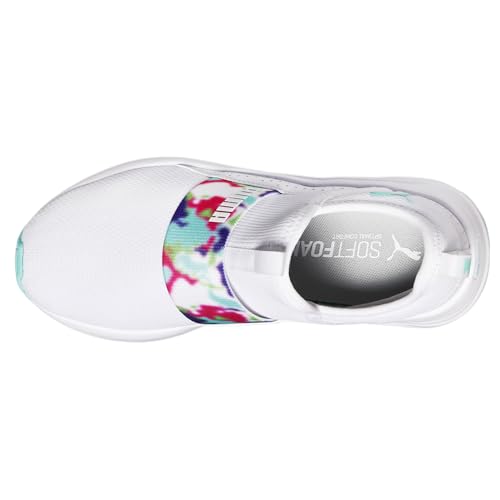 PUMA Womens Softride Sophia Slip On Sneakers Shoes Casual - White4
