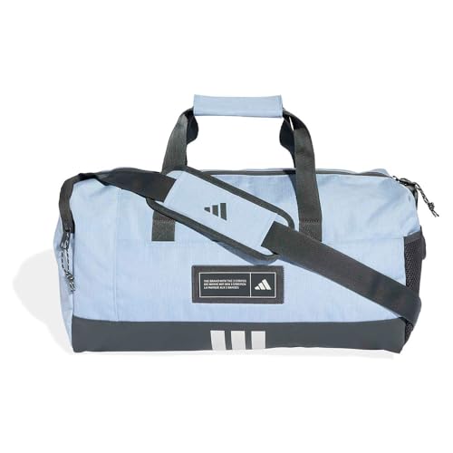 adidas Unisex - Adulto 4ATHLTS Duffel Bag Small, Glow Blue/Off White, One Size
