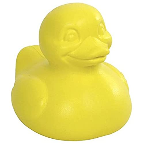CelebriDucks The Good Duck Yellow - Made in the USA Safe PVC-Free and BPA-Free Rubber Duck Bath Toys for Baby Infant Toddler Fun in the Bath Pool or Water Table