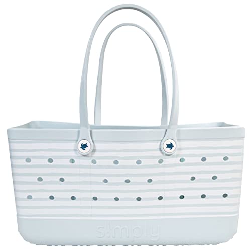 Simply Southern Stripe Utility Pattern Tote Xl #TOP6