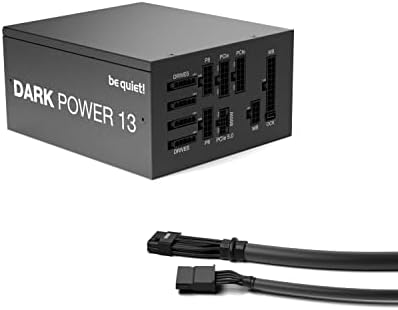 be quiet! Dark Power 13 850W Quiet Performance Power Supply | 80 Plus Titanium Efficiency | ATX 3.0 | PCIe 5 | Modular | BN660