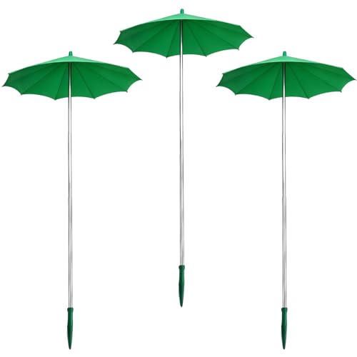 Toldo retráctil de 3 piezas y paraguas para plantas con diseño regulable