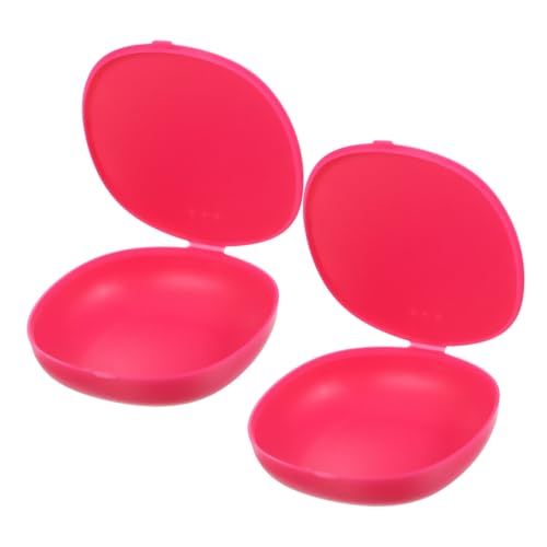 HAPINARY 2pcs Box Storage Box Holder for Cups Storage Case Outdoor Carrier Pacifier Holders Case for Cups re-usable