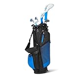 Amazon Basics Golfschläger-Set mit 6 Schlägern, 3 Abdeckungen und Standbag