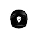 punisher tête de mort pour casque 6851 autocollant adhésif sticker - Taille : 8 cm - Couleur : blanc