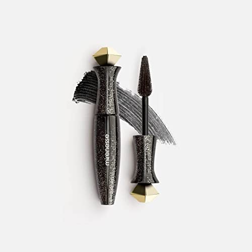 Mirenesse Supreme Secret Weapon SUPREME MINI Mascara for Extreme Curl. Unique Tubing Formula for Dramatic Volume, Thickening & Lengthening. Perfect for Sensitive Eyes and Water-Resistant 0.14oz