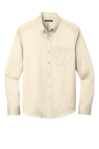 Port Authority Men's SuperPro React Twill Long Sleeve Button-Down Shirt4