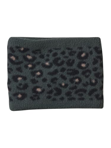 Bonnet + snood vert fille ensemble léopard Vertbaudet 8/10 ans accessoires hiver