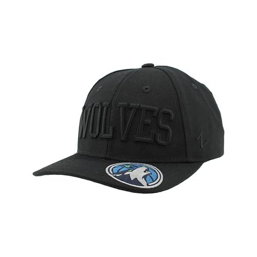 Minnesota Timberwolves NBA Officially Licensed Adjustable Snapback Hat Contender Black