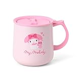 サンリオ(SANRIO) 蓋付きステンレスマグ マイメロディ 本体:ステンレス銅（アクリル樹脂塗装） フタ（飲み口）・持ち手:ポリプロピレン パッキン・底面:シリコーンゴム 保温・保冷両用 容量:約360ml 296953