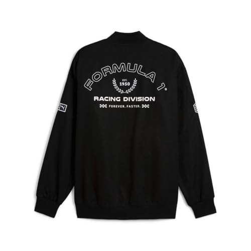 PUMA Mens F1 Statement Bomber Jacket Athletic Outerwear Casual - Black2