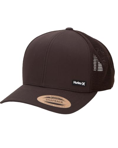 Image of Hurley Men's Caps - H2O-Dri League Baseball Caps for Men with Snapback Closure - Classic Mens Trucker Hats (S-XL)