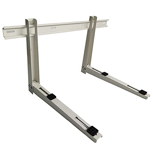 Outdoor Wall Mounting Bracket for Ductless Mini Split Air Conditioner Heat Pump Systems, Compressors & HVAC Systems, Heavy Duty Wall Mount Bracket, Universal