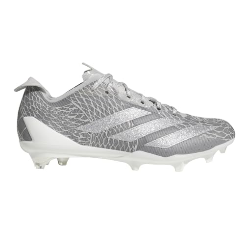 adidas Mens Adizero Electric Football Sneakers Shoes - Grey, Silver