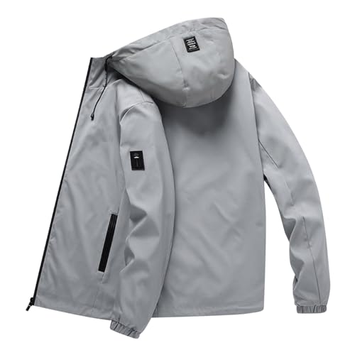 Fulidngzg Chaqueta Hombre con Capucha Invierno Casual Acolchado Cazadora Algodón Moda Cardigan Caliente Sudadera Outwear Cálido Parka Plumas Deportivo Tops Talla Grande 2024