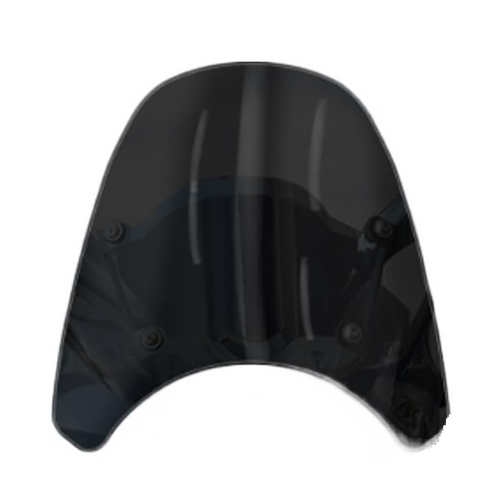 Déflecteurs de vent de pare-brise de moto et de scooter 30CM noir transparent pour 700CLX