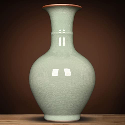 Vase céladon pour grand arrangement de fleurs et décoration de table - 5