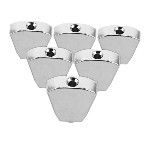 BIUDECO 6piezas Perillas De Repuesto Para Guitarra De Metal Equipo Para Clavijas De Afinación Partes De...