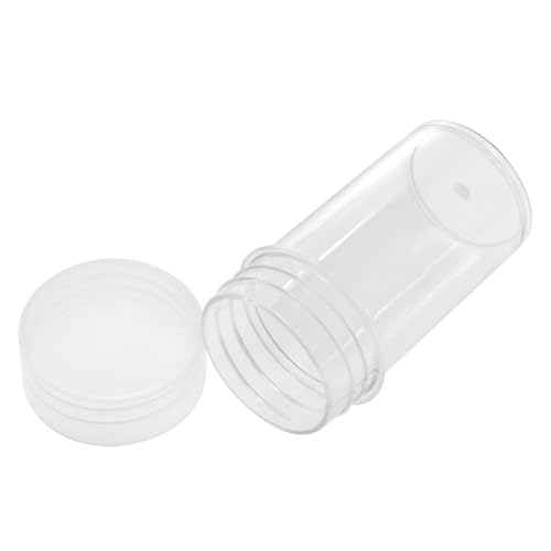Image of Xhziy Diamond Painting Storage Diamond Art Storage Container Small Plastic vials Sample Bottles Mini Transparent Storage Box Large Round Bottle with lid 12pcs