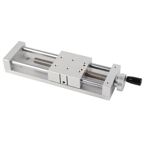 Linear Stage Table KA80-1402-50/100/150 Manual Sliding Table Linear Rail Stage Cross Aluminum Alloy with 80×80mm(150mm)