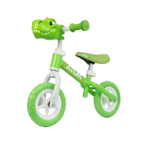 Evo ATOM Childrens 8 Balance Bike | My First Toddler Training Bicycle | Lightweight Kids Walking Bike with Adjustable Handle & Seat Height | For Ages 2+