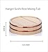 JapanBargain 4713, Wooden Hangiri Sushi Rice Mixing Bowl Tub Sushi Oke Copper Bands, 10.6 inch