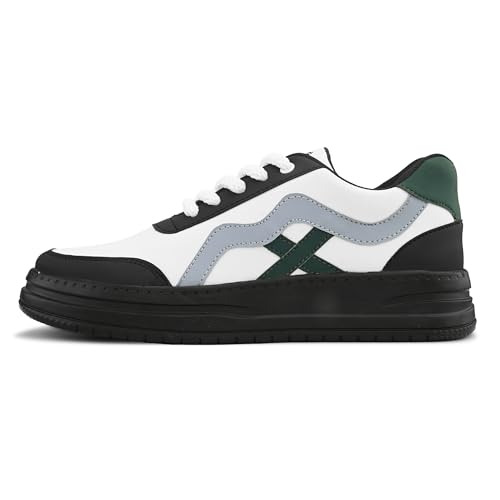 Image of Centrino Gym Casual Sneakers for Man | Shoes for Men Stylish | Lightweight Lace-Up Canvas Walking Shoes | Cushioned Insole | Breathable Comfortable | Anti-Skid Sole | Mens Sports Sneaker Shoes Daily (9537)