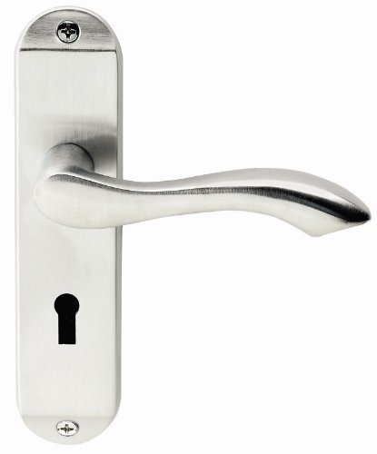 Excel Hardware Stretton Designer Door Handles Lever Lock - Satin Chrome